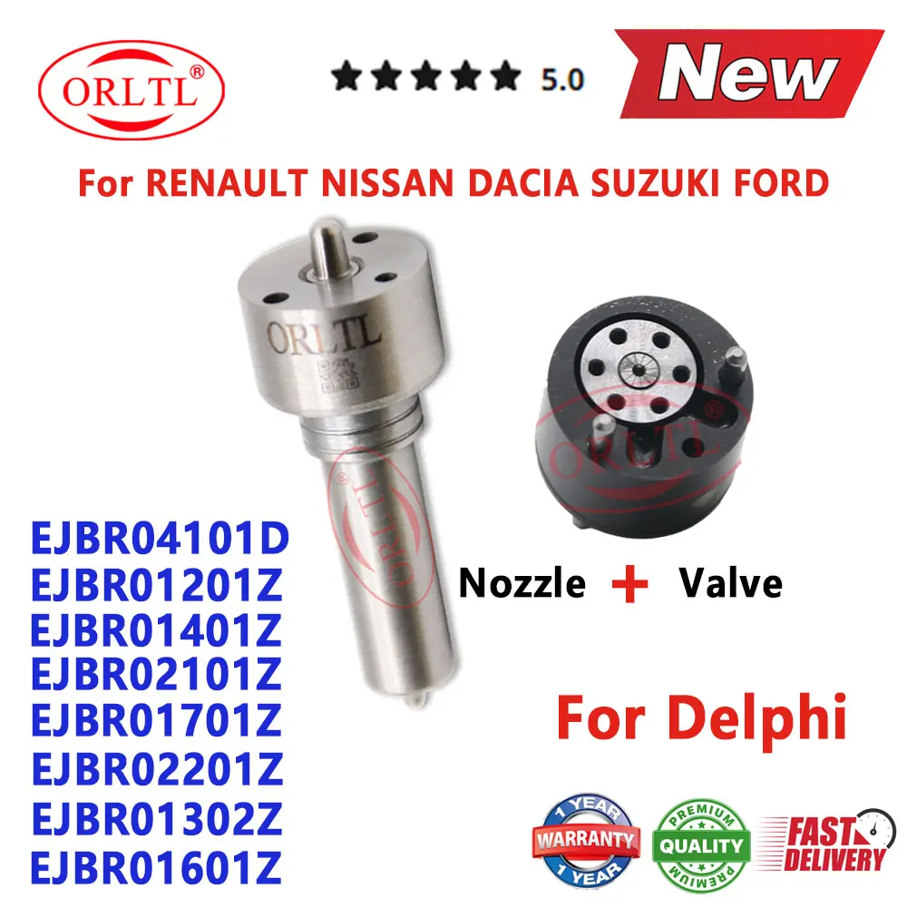 Nozzle Valve Repair Kits For Delphi Injector EJBR01701Z