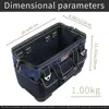 Tool bag AIRAJ Large New Multi-Function Tool Bag 1680D Oxford Cloth Electrician Multi-Pocket Waterproof Anti-Fall Storage Bag 6