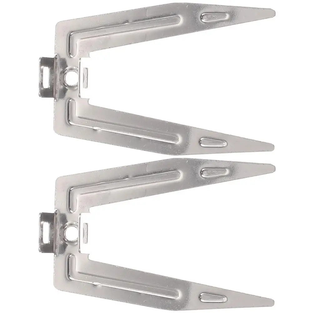 2 Pcs Chicken Rack Stainless Steel Roast Fork Rotating Turkey BBQ Tool Meat Grilled Forks Home Kitchen Assistant Easy Insertion