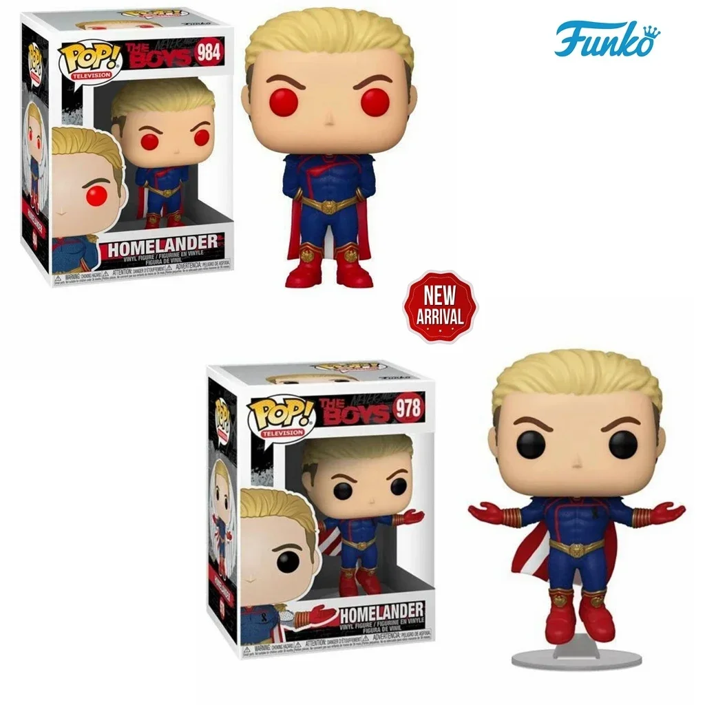 thumbnail image 2 of Figura de vinilo de PVC de la serie THE BOYS de Funko Pop Television, n.º 978, Homelander n.º 984, edición especial, juguetes coleccionables para niños, 2 of 5