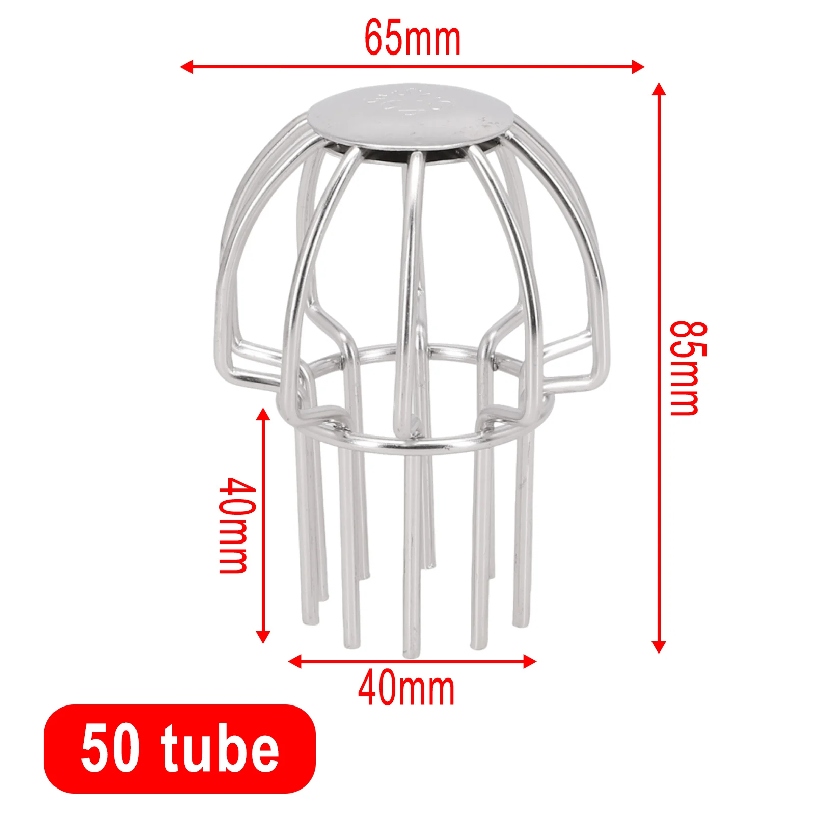 Stainless Steel Down Spout Filter Gutter Guard Debris Dirt Protector Outdoor Drain Cover Gutter Block Stops Blockage Leaves