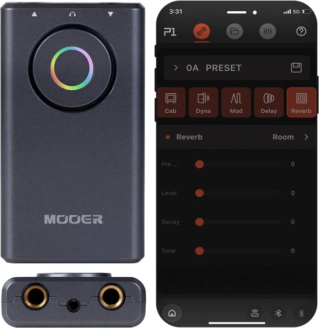 Mooer prime p1 Gitarren pedal Smart Multi-Effekt-Pedal eingebaut 
