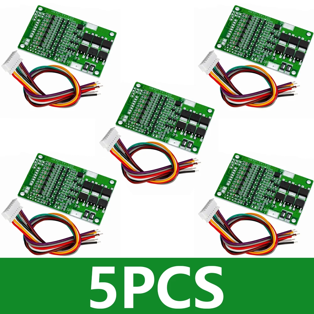 Lithium Battery Protection Plate with Balanced Charge and 15A Current Limit