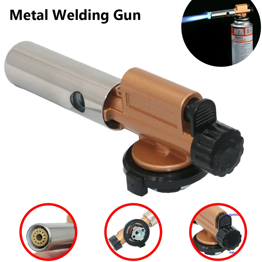 Butane Gas Torch 1300°c Electronic Ignition Metal Welding Gun CAS Torch