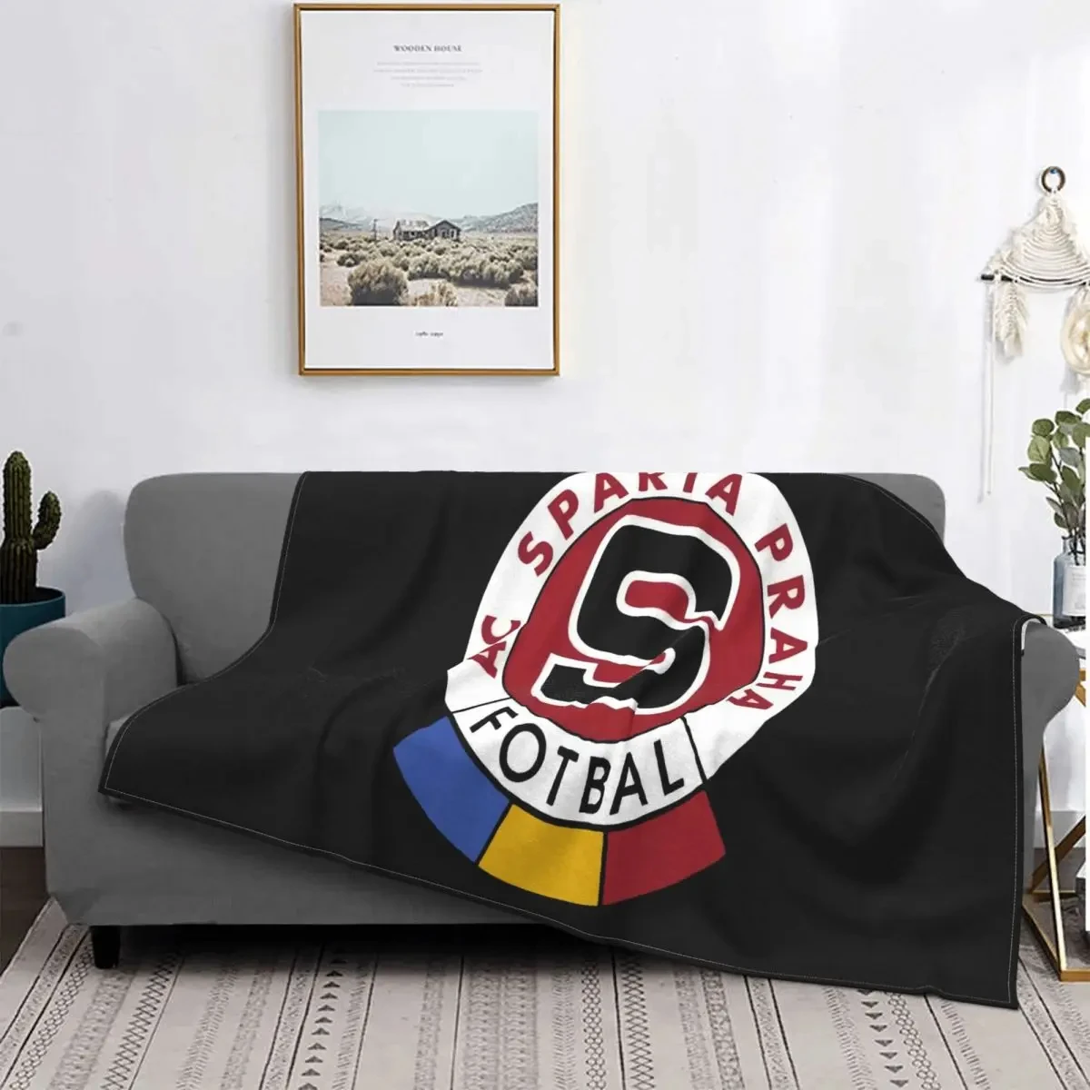 

2024 Ac Summer Fitness Men Cotton T Czech Republic Sparta Praha Club Camiseta Iron Fans Flannel Blanket