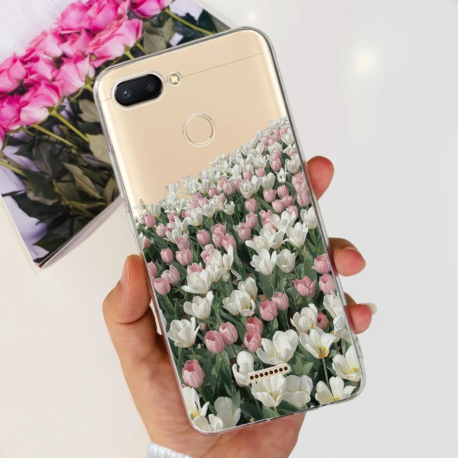 Cute Painted Clear Silicone Phone Case - Soft TPU Shell with Bumper Protection