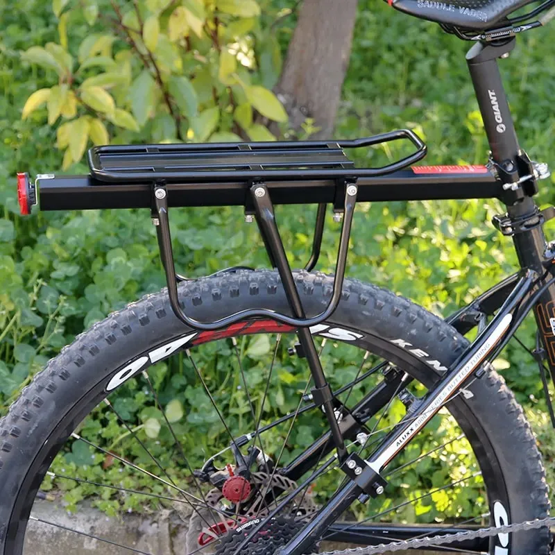 Deemount Bicycle Luggage Carrier Cargo Rear Rack Shelf Cycling Bag Stand Holder Trunk Fit 20-29'' Mtb &4.0'' Fat Bike bicycle luggage rack