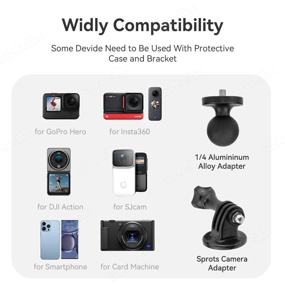 Mount, Suporte de guiador para Insta360, One