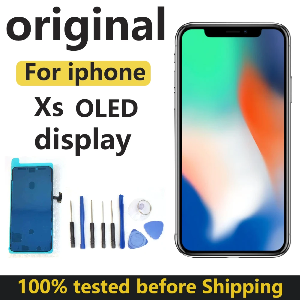 

Original 100％LCD display screen for iPhoneXSwith 3D touch screen which is used to replace the factory display screen of iPhoneXs