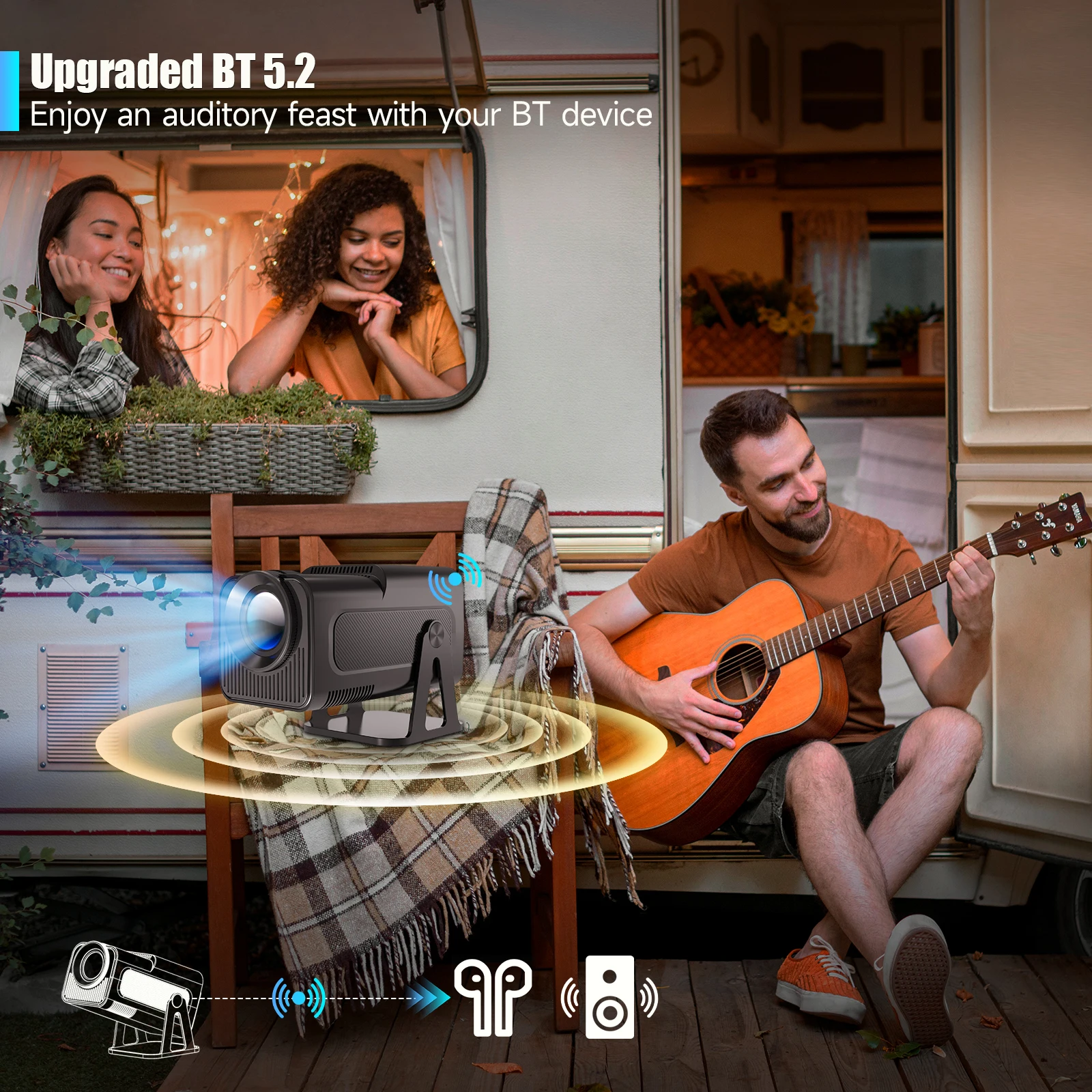 جهاز عرض Magcubic HY320 NTV Netflix مرخص رسميًا بن...