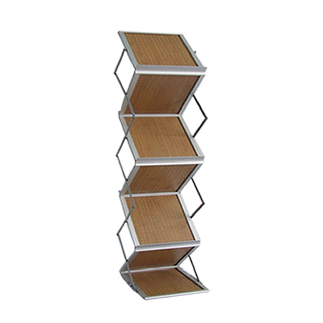 foldable literature display stands, catalogue shelf, brochure holder magazine rack foldable literature display stand magazine catalogue rack w 5 pockets for exhibition