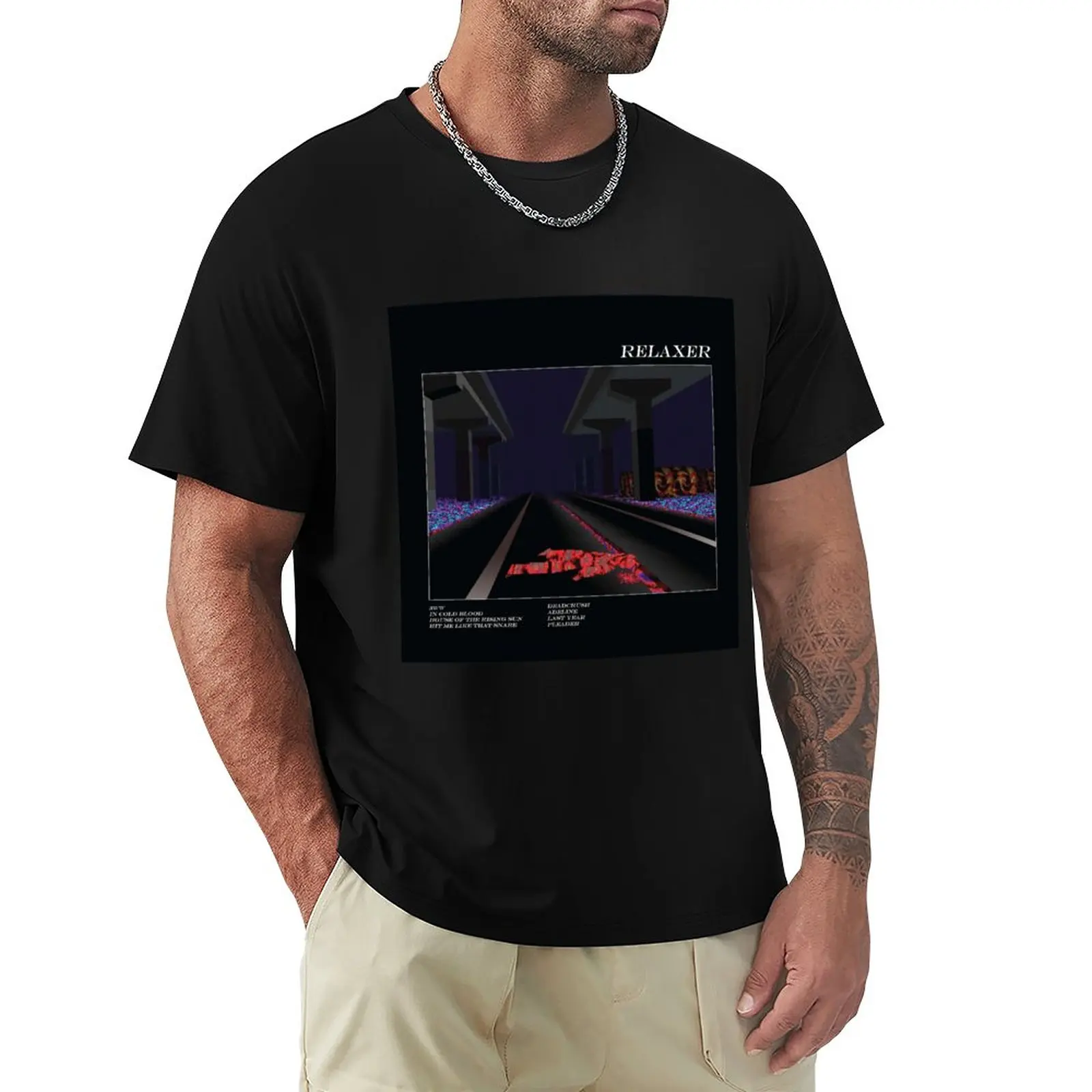 

Relaxer T-Shirt Blouse anime clothes blacks men clothes
