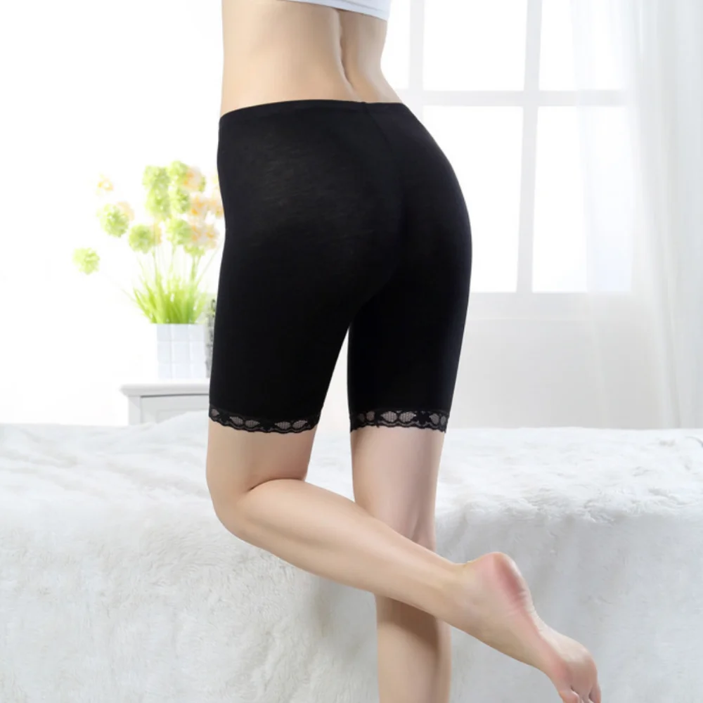 

Anti-exposure Safety Pants Modal Leggings Sexy Body Three-point Insurance Pants Bottoming Shorts Wholesale Sexy Beautiful Body1$