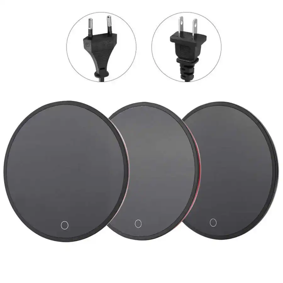 Coffee Warmer Electric Waterproof Touch Heating Cup Mat Warm Pad for Coffee Tea Milk Electric Cup Warmer US /EU Plug