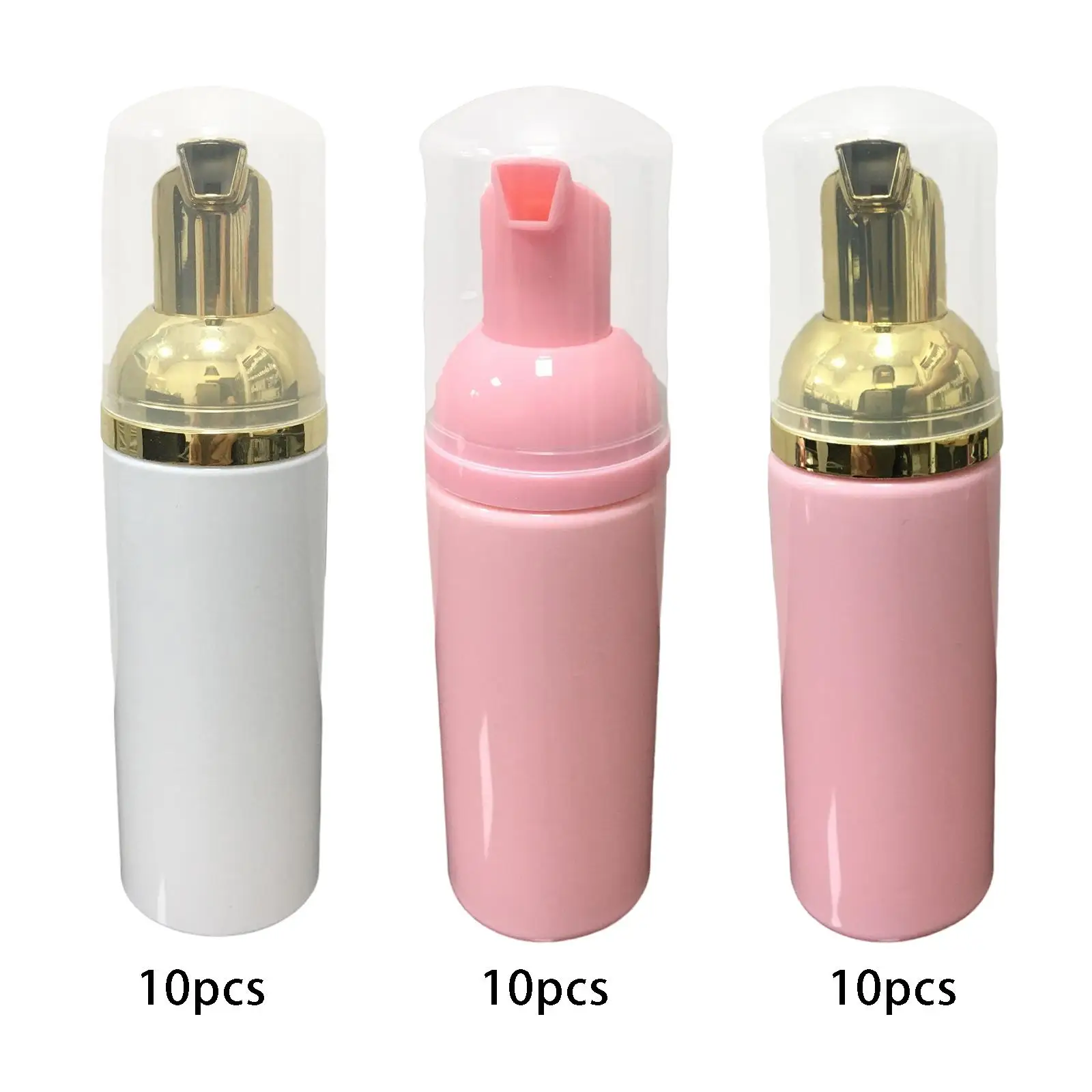 10x Foaming Pump Bottles 2 for Moisturizers Lash Cleanser Soap