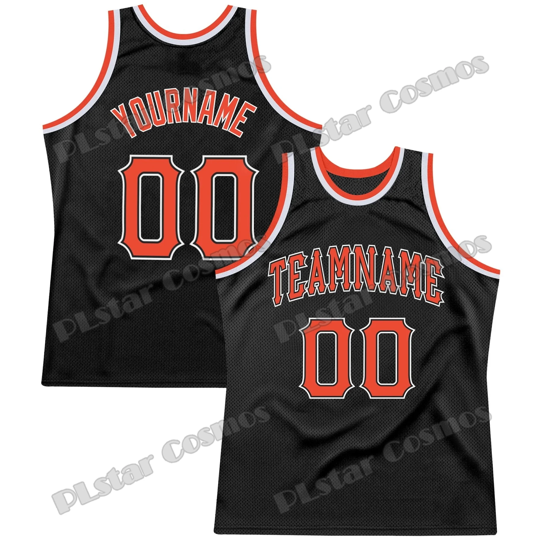 Custom Name & Number Black Black-Gold Throwback Basketball Jersey 3D Printed Men Youth Summer Sport Basketball Vest LBX04