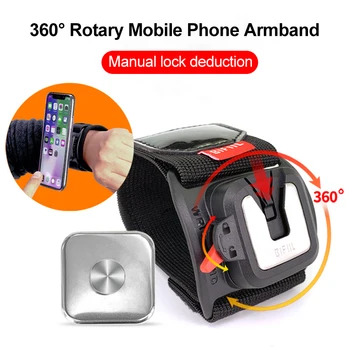 360° Rotatable Cell Phone Armband On The Phone Run Sport Armband Bag Mobile Sport Bag For Phone Bag Sports Cell Phone Holder