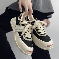2025 New Shoes for Men Fashion Big Head Designer Sneakes Mens Canvas Skateboard Shoes Walking Chunky Sneakes Autumn Unisex Shoes 1
