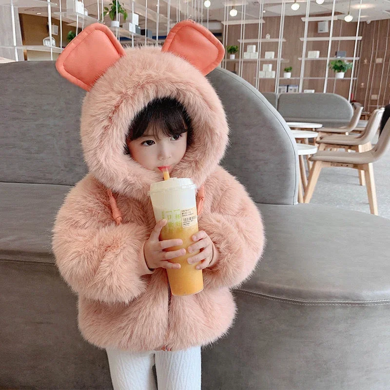 

Girls New Coat Autumn Winter Children Toddler Girl Clothing Coat for Little Girls Outerwear Baby Girl Clothes Kids Imitation Fur
