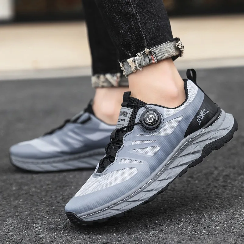 Luxury Men's Sneakers Breathable Sport Anti Slip Running Shoes Light Cushioning Basketball Sneaker Trend Street Style Walking 5