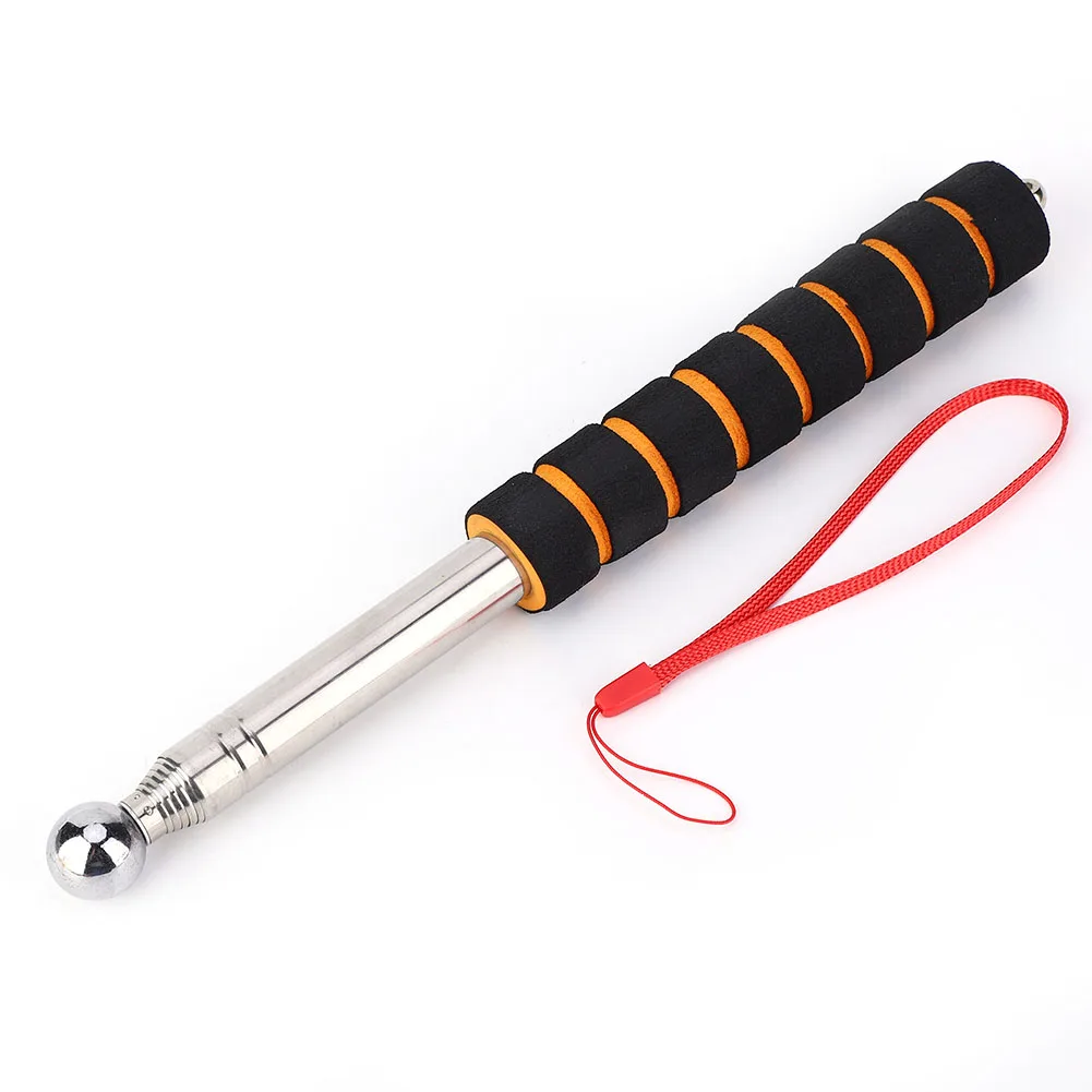 Telescopic Self Defense Hammer 1PC 130CM Empty Drum Hammer Multifunction Floor Test Rod Inspection Inspection Hand Tools hollow drum hammer empty drum hammer manual tools multitool hammer