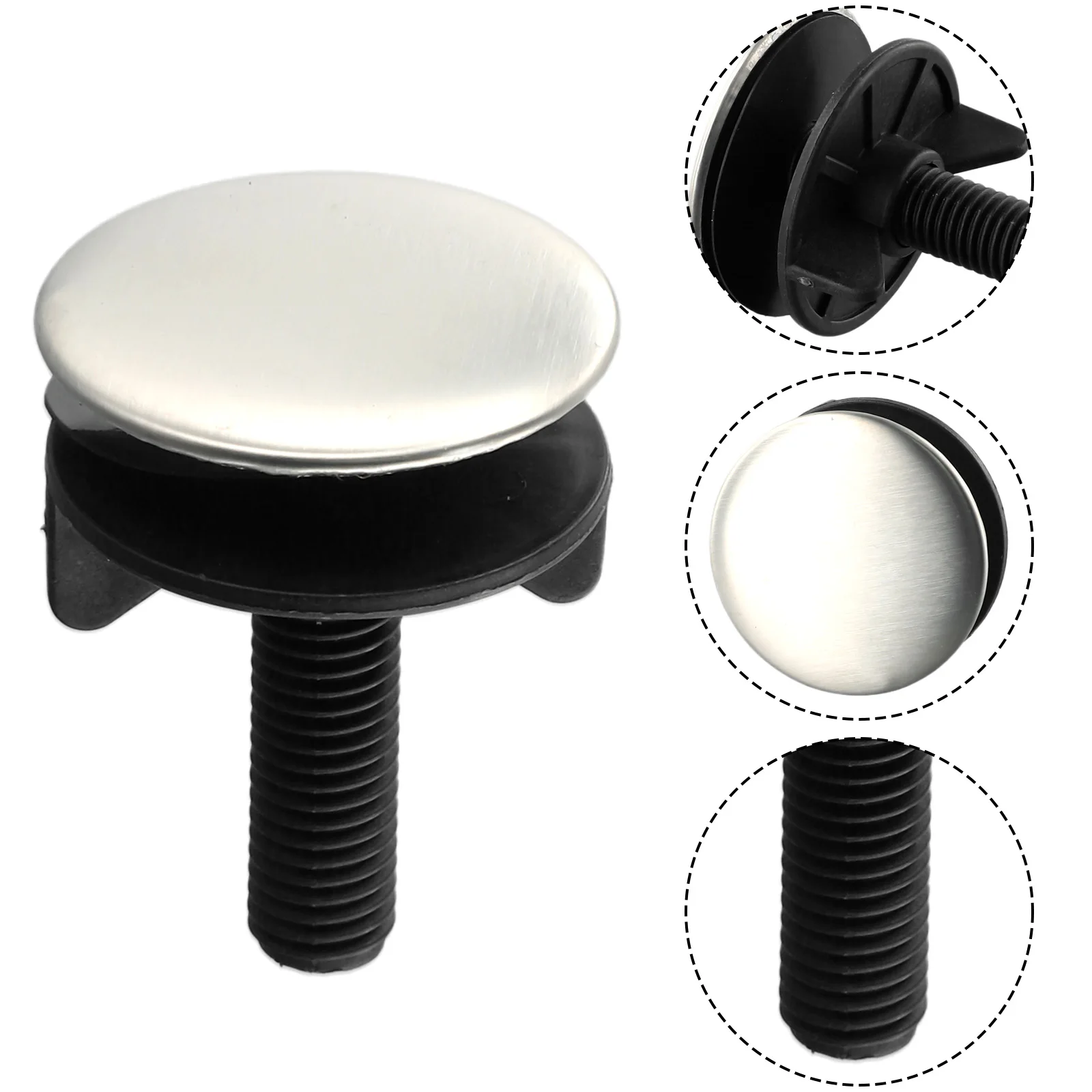 Tapa de acero inoxidable para fregadero de cocina, tapón de tapa para fregadero, 1 piezas, 45mm