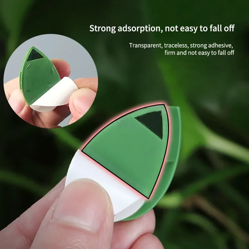 20-40PCS Plant Climbing Artifacts Fixing Clip Leaf Shape Self-Adhesive Invisible Garden Hook Support Climbing Plants plant support clip
