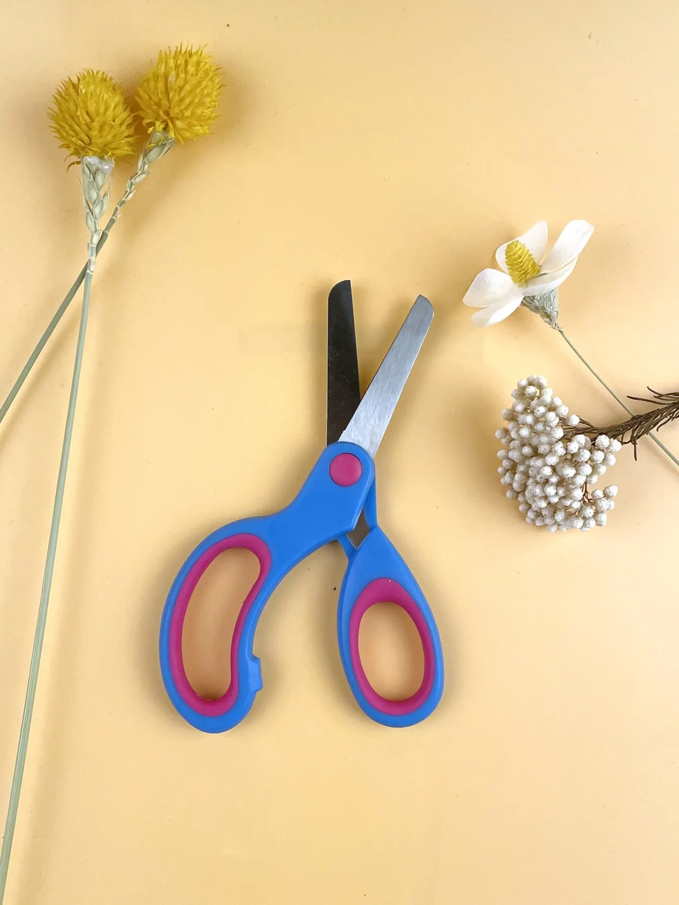 Soft Handle Scissors Portable Scissors Cutter Stationery Scissors MOTARRO Left Handed Fabric Scissors Dressmaking Shears Children DIY Student Scissors Home Sewing Paper-cutting Tools