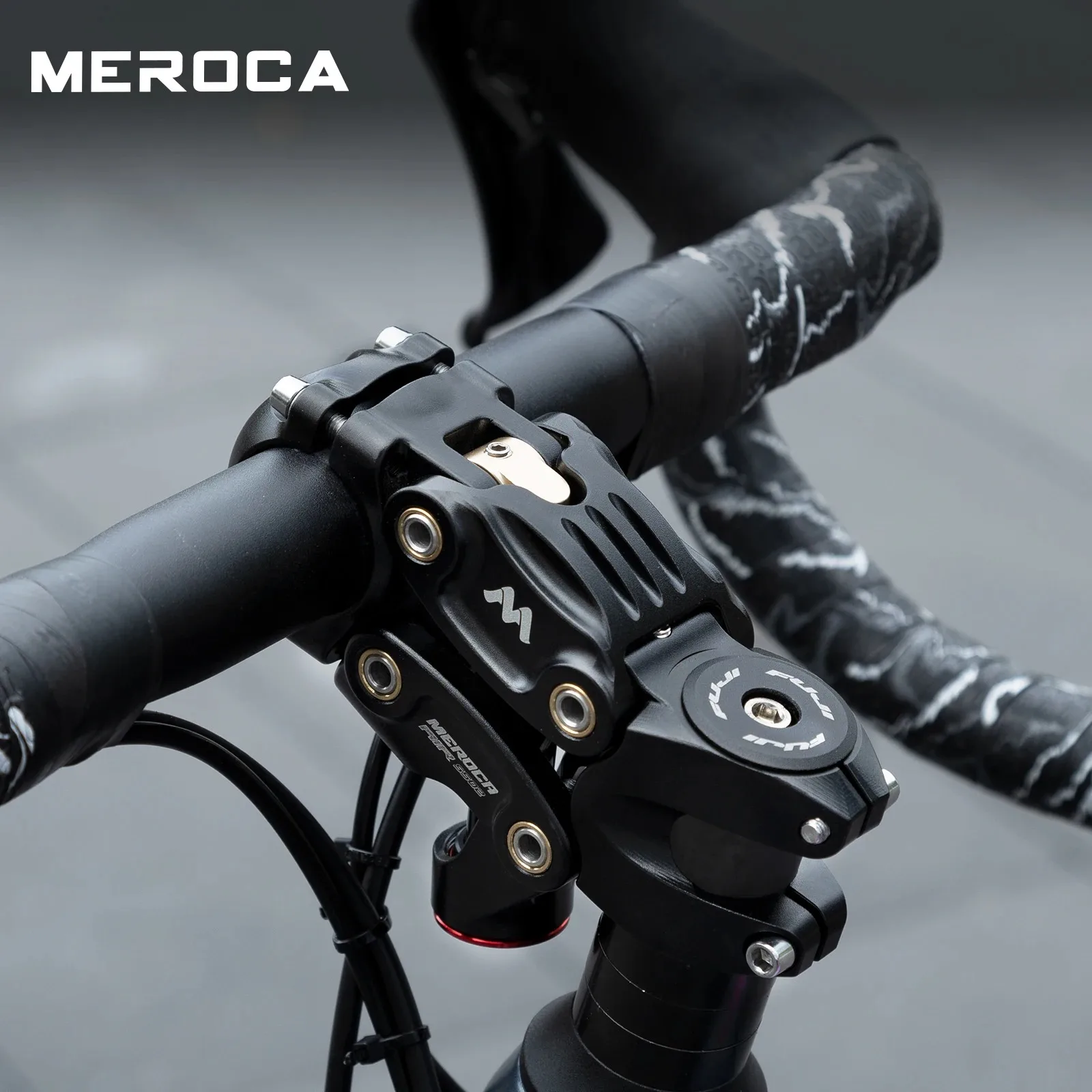 MEROCA Bicycle Suspension Stem Aluminum Alloy Five-Link Air Shock