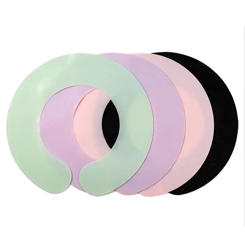 실리콘 스타일리스트 커팅 칼라 헤어 염색 숄 방수 넥 케이프 랩 커버 이발사 헤어드레싱 헤어 컬러링 액세서리