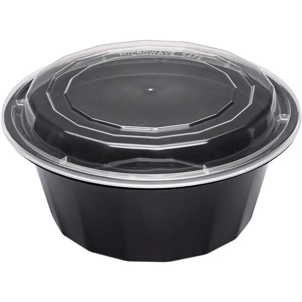 100 Microwavable Take Out Food Boxs Clear Plastic Lids Included Do Not Contain BPA Plastic Catering Food Boxs Disposable