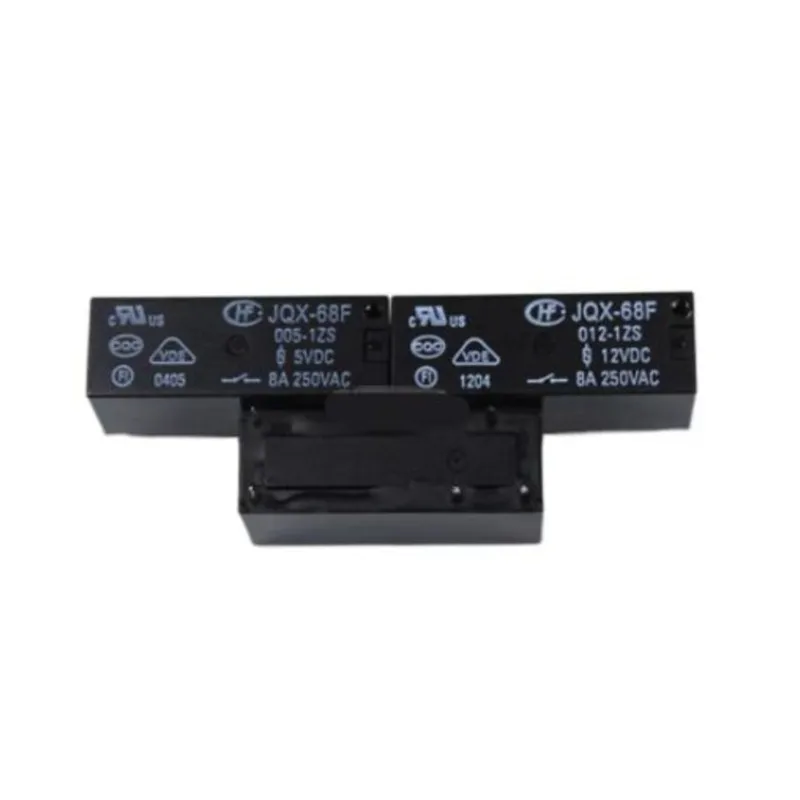 

HF JQX-68F 005-1ZS 012-1ZS 024-1ZS 5V 12V 24VDC 8A 5PIN RELAY