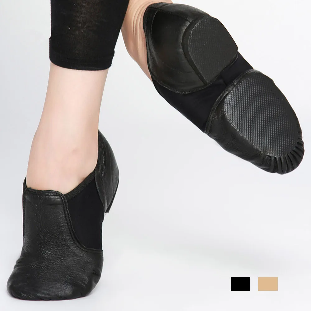 2024 New Slip On Dance Sneakers Dancing Ladies Black Tan Adults Kids Girls Boys Shoe For Women Jazz Shoes