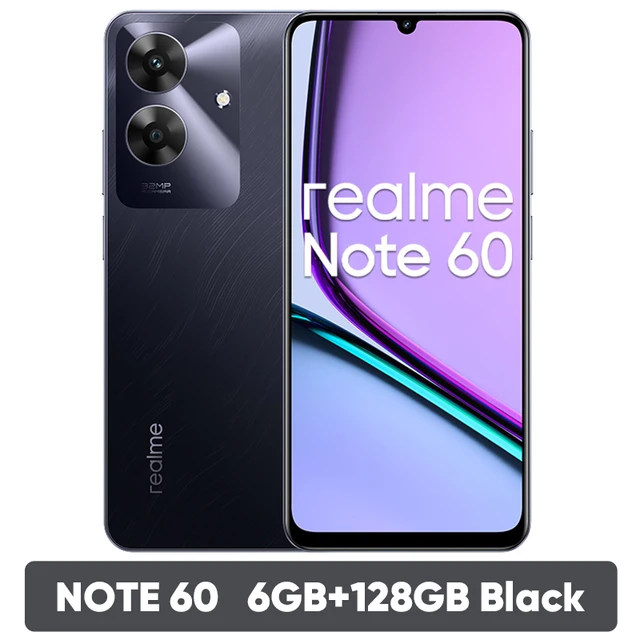 スマートフォン本体 Realme Note 60 6GB 128GB First release】realme Note 60 Smartphone 32MP Camera 6.74'' 90Hz