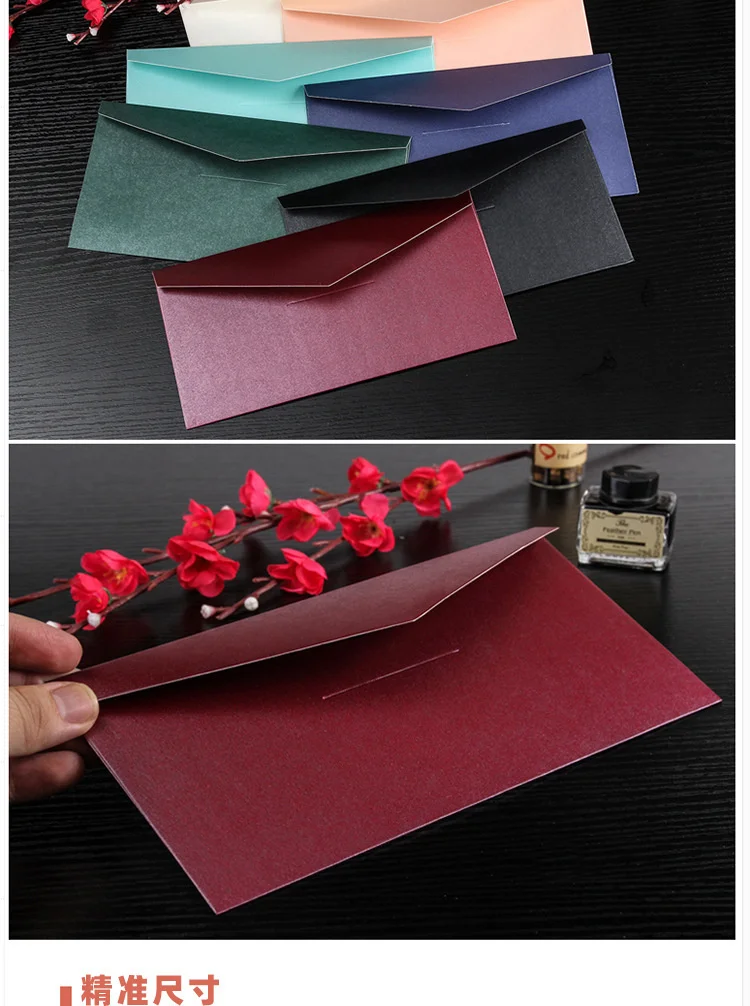 Criativo Retro European Business Envelope de Papel