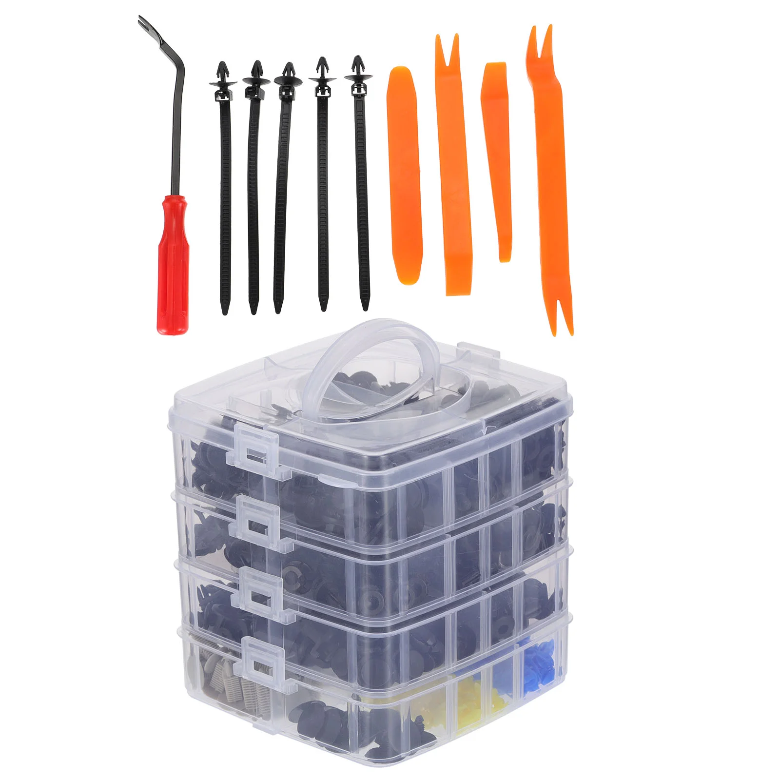 

Lining Trim Buckle Bumper Push Type Retainer Auto Fastener Nylon Car Accessories