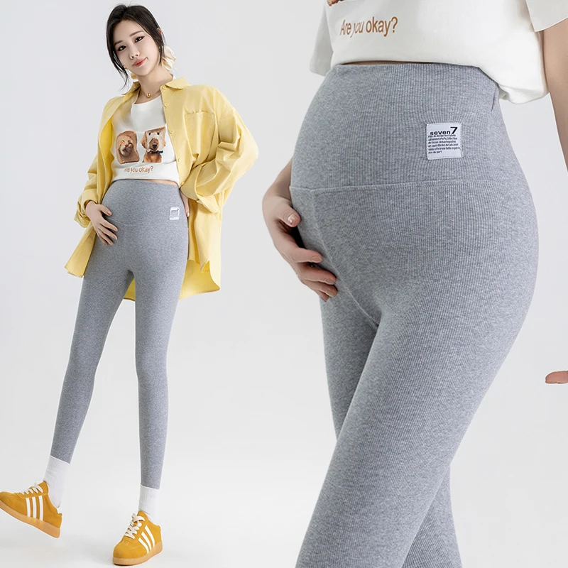 R77195# Maternity Trousers Drawstring Maternity Leggings Pregnant Pants
