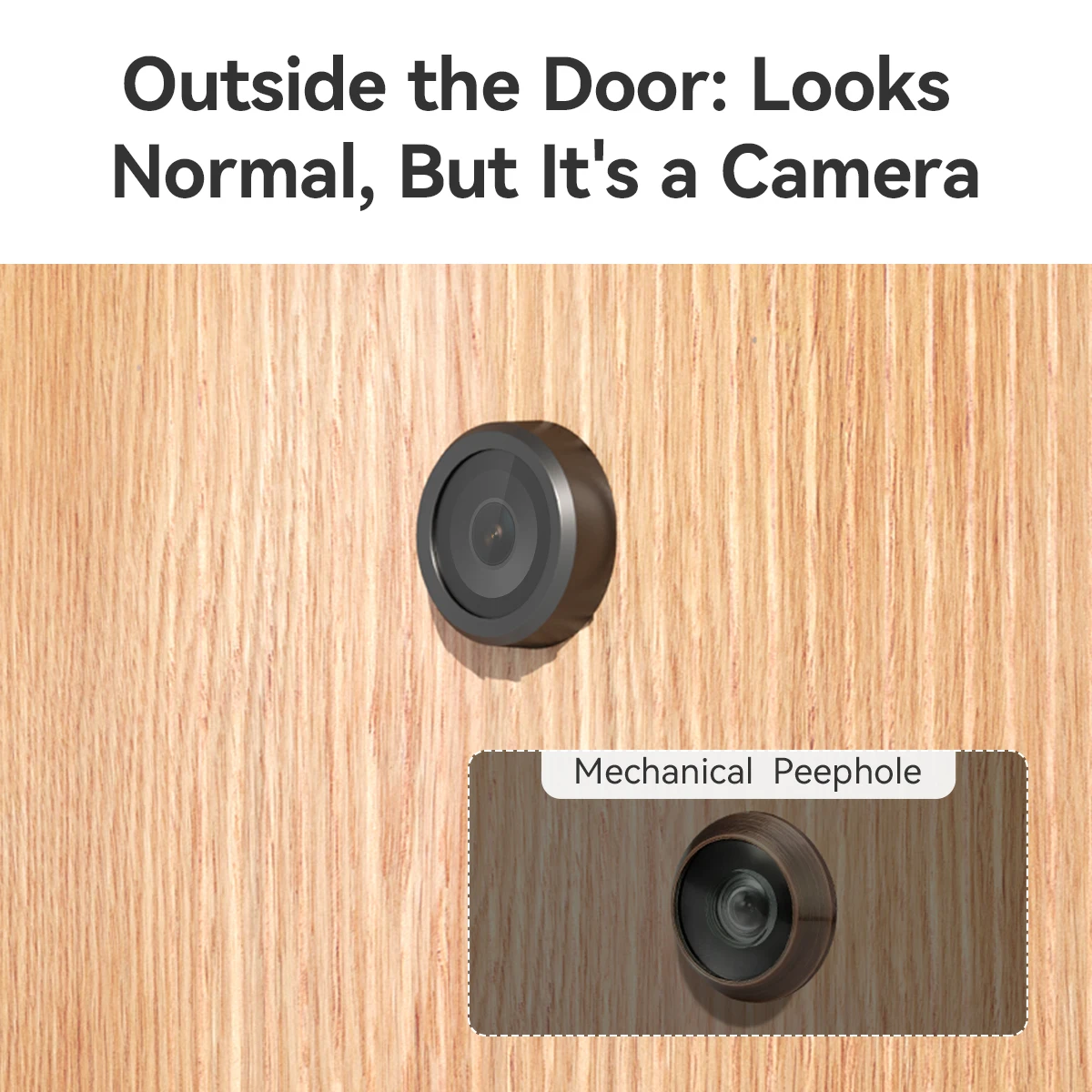 IMOU Smart Cat Eye con Monitor a Colori da 4.3'', Videocamera Wireless da 5MP, Campanello Intercomunicante Wi-Fi 2.4/5GHz - immagine 2
