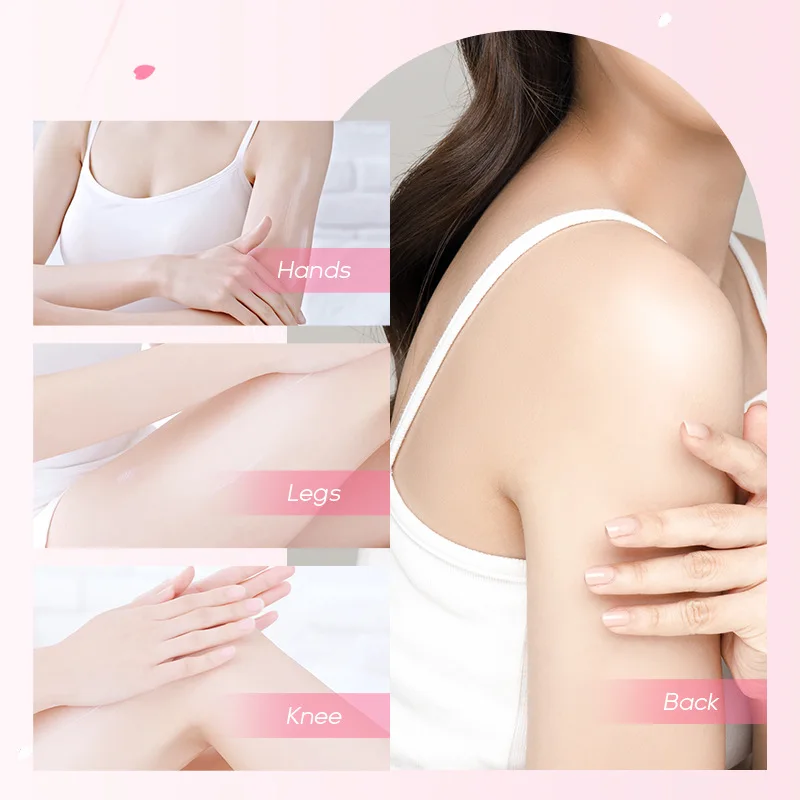 Whitening lotion Herbal skin care cream LAIKOU Sakura Underarm Cream Knee Buttocks Dark Skin Bleach Improve Melanin Pigmentation Dull Moisturizing Brighten Creams 30g