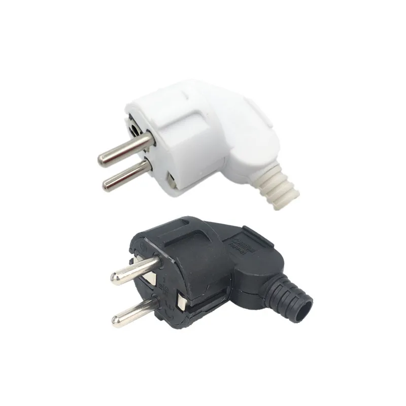 Repalcement EU AC Outlet Spain Korea Rewireable Socket Outlet Male Female Wiring Plug Extension Cord Cable Connector Power Cable