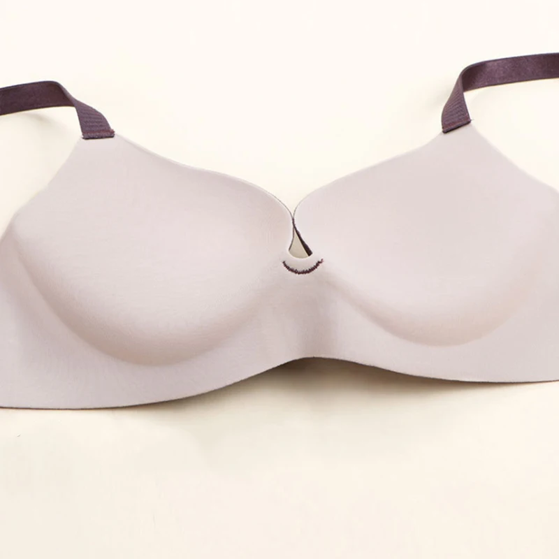Simplicity Deep V Bralette - Womens Seamless Lingerie with Printed Design