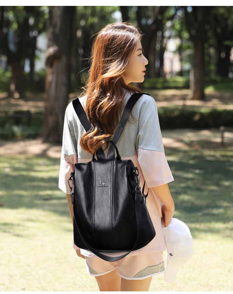 Women’s Vintage Style Trendy Travel Backpack – Miggon