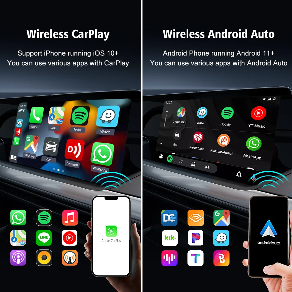 2air CarlinKit 5.0   CarPlay  ȵ̵ ڵ  2.4G  5.8Ghz WiFi BT  ȵ̵ ڵ Carplay ڵ  ÷  ÷ ¶ ׷̵ 