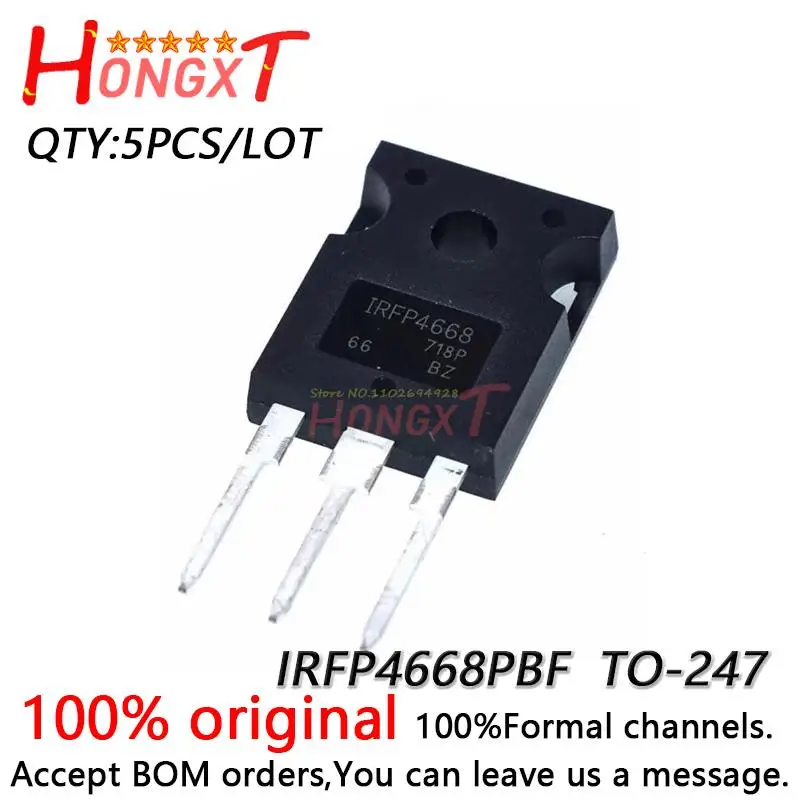

1~5PCS 100% NEW Original IRFP4668PBF TO-247 (AC) N-channel 200V/130A in-line MOSFET.
