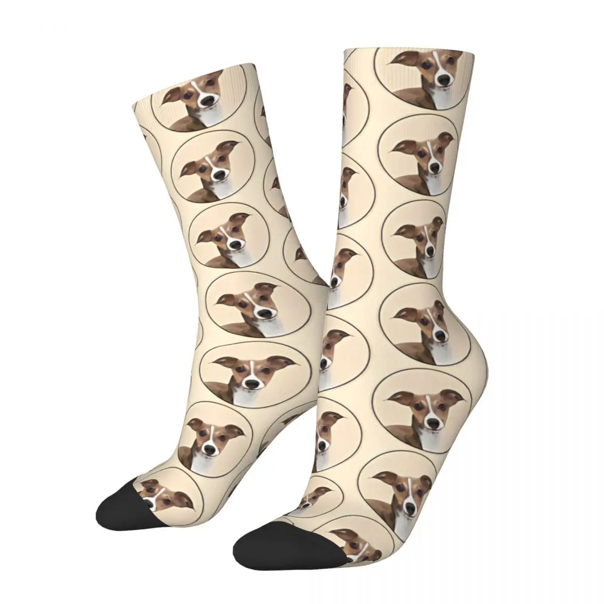 

Cute Geryhound Greyhounds Dog Socks Sports 3D Print Boy Girls Mid-calf Sock