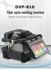 Free Shipping DVP-810 Fusion Splicer 6 Motor Auto Focusing Core Alignment Fiber Optica Splicing Machine Original Multi-language