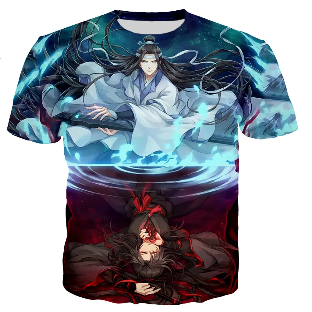 

New Anime MO DAO ZU SHI 3D Printed T-shirt Men Women Anime Cartoon Casual Style Fashion Popular Streetwear Oversized Tops