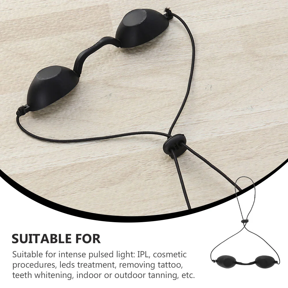 5 Pcs Goggles Multipurpose Mask Tanning Bed Eyewear Sunbathing Protection Safety Blindfold 5
