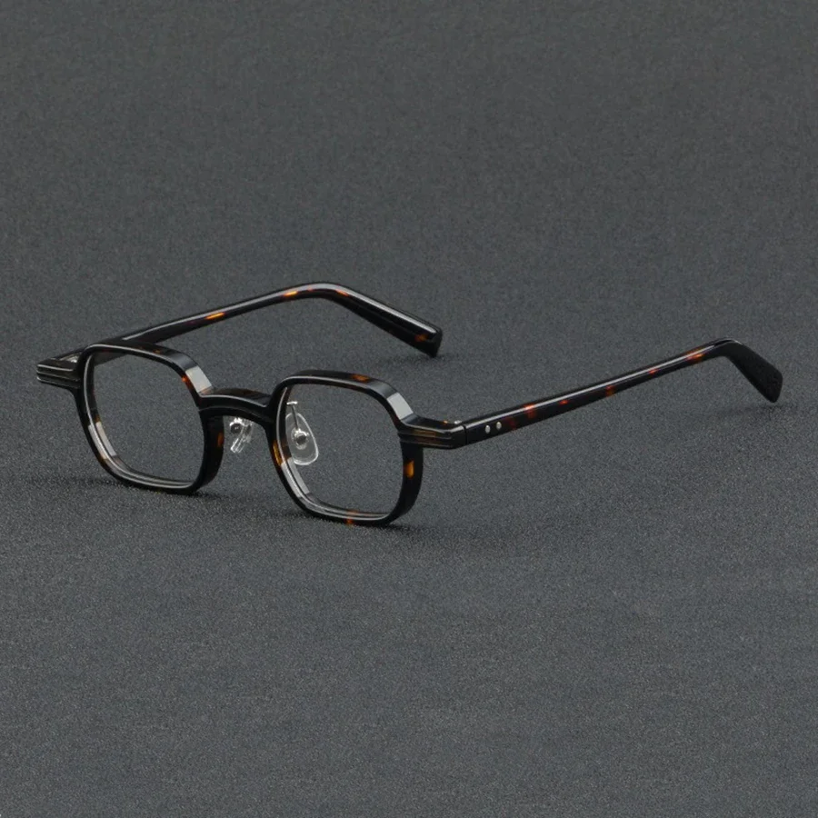 

Men's Spectacle Frame Women Anti-Blue Light Style Glasses Clear Lens Brand Designer Female Acetate Frame Vintage Eyeglasses