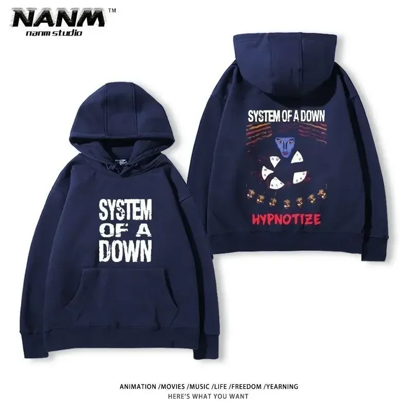 System of A Down Band Hoodie Women's Autumn/Winter American Rock Retro Casual Top Street Fashion 2024 4